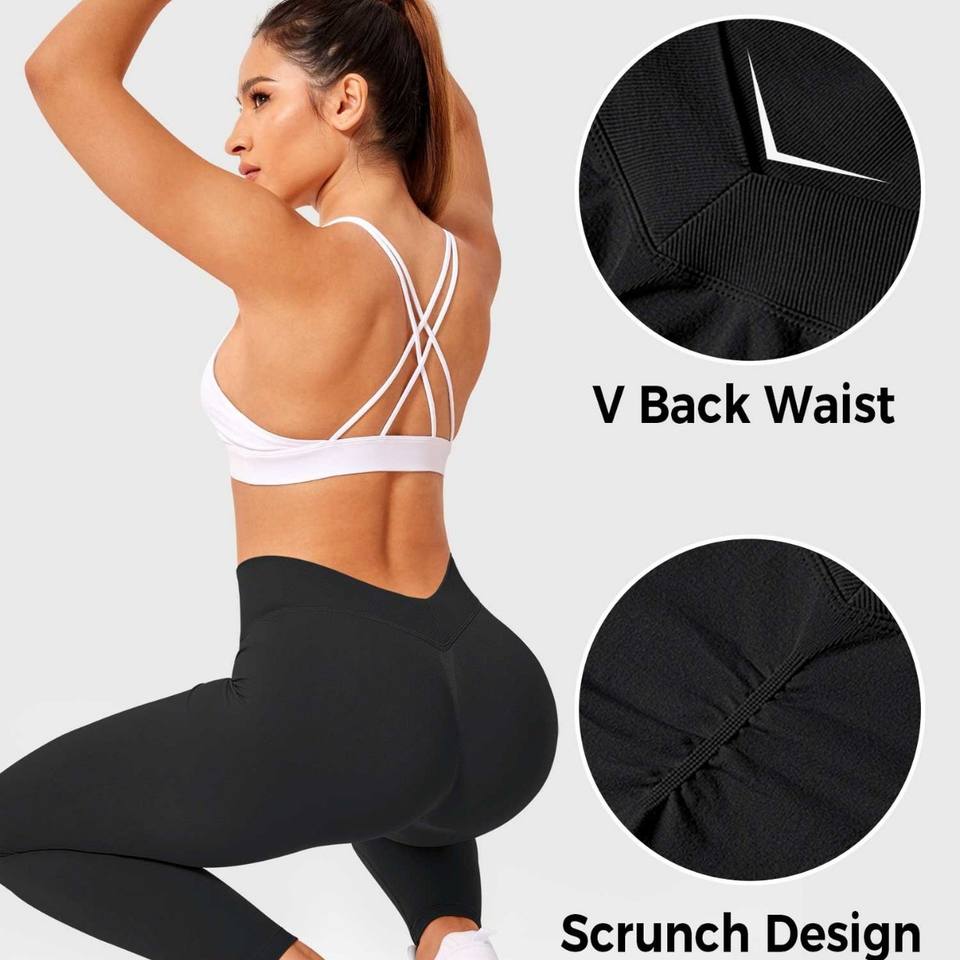 CoreFit Peach-Lift V-Waist Leggings